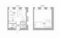 1-КОМН. АПАРТАМЕНТЫ БЕЗ ОТДЕЛКИ 41 М² НА 3 ЭТАЖЕ
