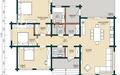 1-этажный коттедж 180 м² с отделкой