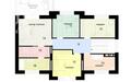 2-этажный коттедж 276.42 м² без отделки