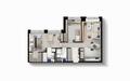 3-КОМН. КВАРТИРА С ОТДЕЛКОЙ 82.2 М² НА 4 ЭТАЖЕ