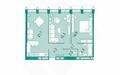 2-КОМН. КВАРТИРА БЕЗ ОТДЕЛКИ 65 М² НА 23 ЭТАЖЕ