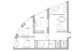 4-КОМН. КВАРТИРА БЕЗ ОТДЕЛКИ 167 М² НА 36 ЭТАЖЕ