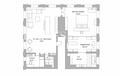 3-КОМН. ПЕНТХАУС С ОТДЕЛКОЙ 159.3 М² НА 29 ЭТАЖЕ