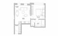 2-КОМН. АПАРТАМЕНТЫ С ОТДЕЛКОЙ 49 М² НА 3 ЭТАЖЕ