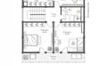 2-этажный коттедж 251.1 м² без отделки