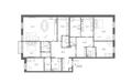 4-КОМН. КВАРТИРА БЕЗ ОТДЕЛКИ 236 М² НА 3 ЭТАЖЕ