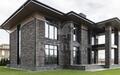 2-этажный коттедж 460 м² без отделки