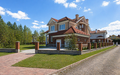 2-этажный коттедж 500 м² без отделки
