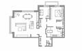 3-КОМН. КВАРТИРА С ОТДЕЛКОЙ 145.7 М² НА 4 ЭТАЖЕ