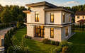 2-этажный коттедж 800 м² без отделки