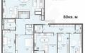 5-КОМН. КВАРТИРА БЕЗ ОТДЕЛКИ 182 М² НА 15 ЭТАЖЕ