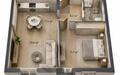 2-КОМН. КВАРТИРА БЕЗ ОТДЕЛКИ 38 М² НА 1 ЭТАЖЕ