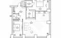 2-КОМН. КВАРТИРА БЕЗ ОТДЕЛКИ 88 М² НА 8 ЭТАЖЕ