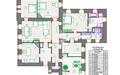 4-КОМН. КВАРТИРА С ОТДЕЛКОЙ 242 М² НА 2 ЭТАЖЕ