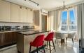 3-КОМН. АПАРТАМЕНТЫ С ОТДЕЛКОЙ 116.8 М² НА 34 ЭТАЖЕ