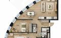 2-КОМН. КВАРТИРА БЕЗ ОТДЕЛКИ 86.1 М² НА 42 ЭТАЖЕ