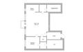 2-КОМН. КВАРТИРА С ОТДЕЛКОЙ 125.4 М² НА 8 ЭТАЖЕ