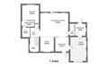 2-этажный коттедж 244.5 м² без отделки