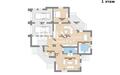 3-этажный коттедж 700 м² без отделки