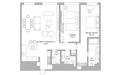3-КОМН. АПАРТАМЕНТЫ С ОТДЕЛКОЙ 128.2 М² НА 18 ЭТАЖЕ