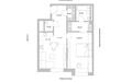 2-КОМН. АПАРТАМЕНТЫ БЕЗ ОТДЕЛКИ 69.7 М² НА 5 ЭТАЖЕ