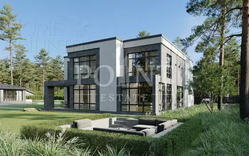 2-этажный коттедж 520 м² без отделки