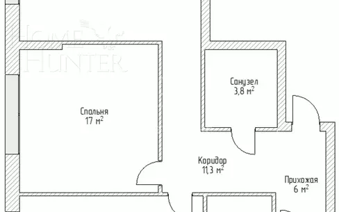 3-комн. кв., 105 м², 3/20 этаж