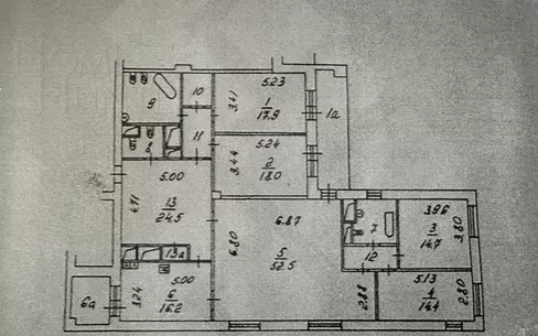 4-КОМН. КВАРТИРА БЕЗ ОТДЕЛКИ 198 М² НА 11 ЭТАЖЕ