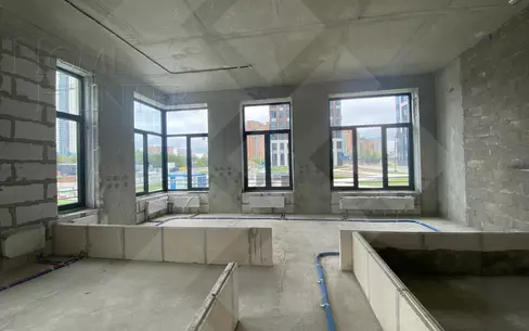 3-КОМН. КВАРТИРА БЕЗ ОТДЕЛКИ 100 М² НА 1 ЭТАЖЕ