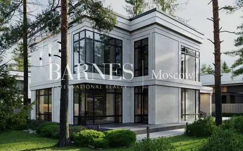 2-этажный коттедж 520 м² без отделки