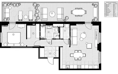 2-комн. кв., 121.68 м², 12/26 этаж