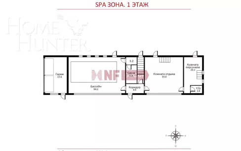 2-этажный коттедж 959 м² с отделкой