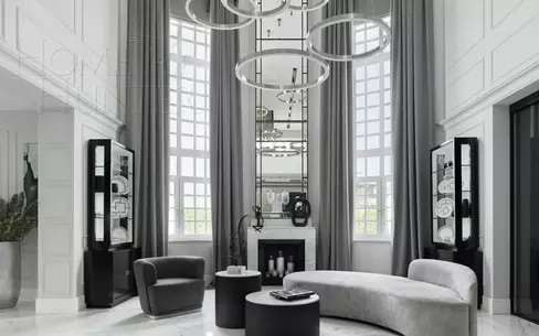 3-этажный коттедж 670 м² с отделкой