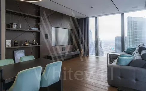 3-КОМН. АПАРТАМЕНТЫ С ОТДЕЛКОЙ 110.75 М² НА 61 ЭТАЖЕ