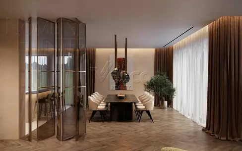 2-этажный коттедж 1 596 м² без отделки