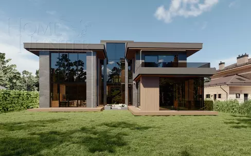 3-этажный коттедж 1 220 м² без отделки