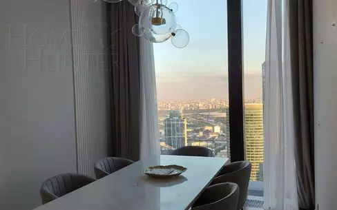 3-КОМН. АПАРТАМЕНТЫ С ОТДЕЛКОЙ 126.3 М² НА 68 ЭТАЖЕ