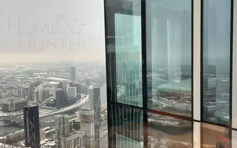 3-КОМН. АПАРТАМЕНТЫ С ОТДЕЛКОЙ 126.3 М² НА 68 ЭТАЖЕ