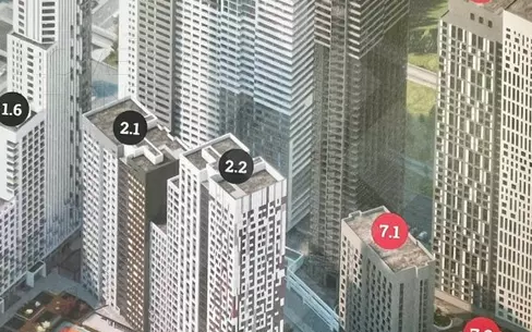 3-КОМН. КВАРТИРА БЕЗ ОТДЕЛКИ 80 М² НА 20 ЭТАЖЕ