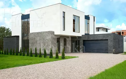 2-этажный коттедж 393.85 м² без отделки