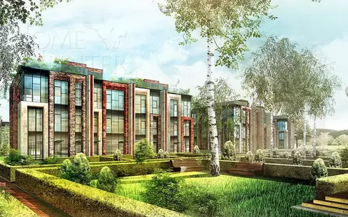 3-этажный таунхаус 277 м² без отделки