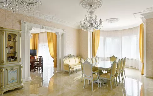 3-этажный коттедж 750 м² с отделкой