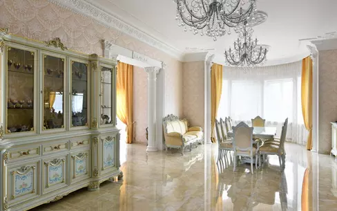 3-этажный коттедж 750 м² с отделкой