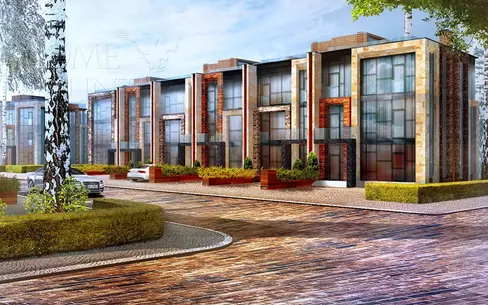 3-этажный таунхаус 277 м² без отделки