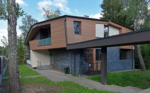 2-этажный коттедж 550 м² без отделки
