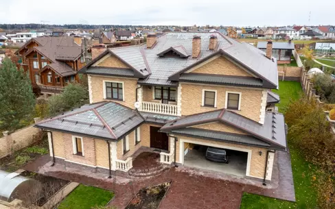 2-этажный коттедж 450 м² с отделкой