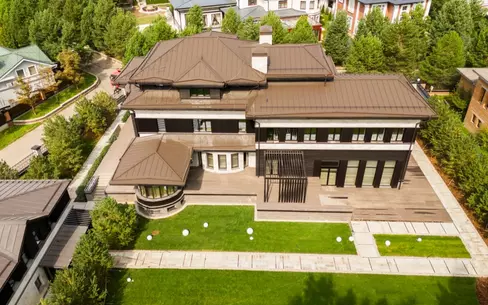 3-этажный коттедж 1 269 м² без отделки