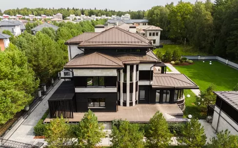 3-этажный коттедж 1 269 м² без отделки