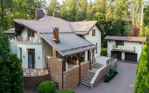 2-этажный коттедж 600 м² с отделкой