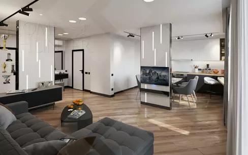 3-КОМН. КВАРТИРА С ОТДЕЛКОЙ 86 М² НА 8 ЭТАЖЕ